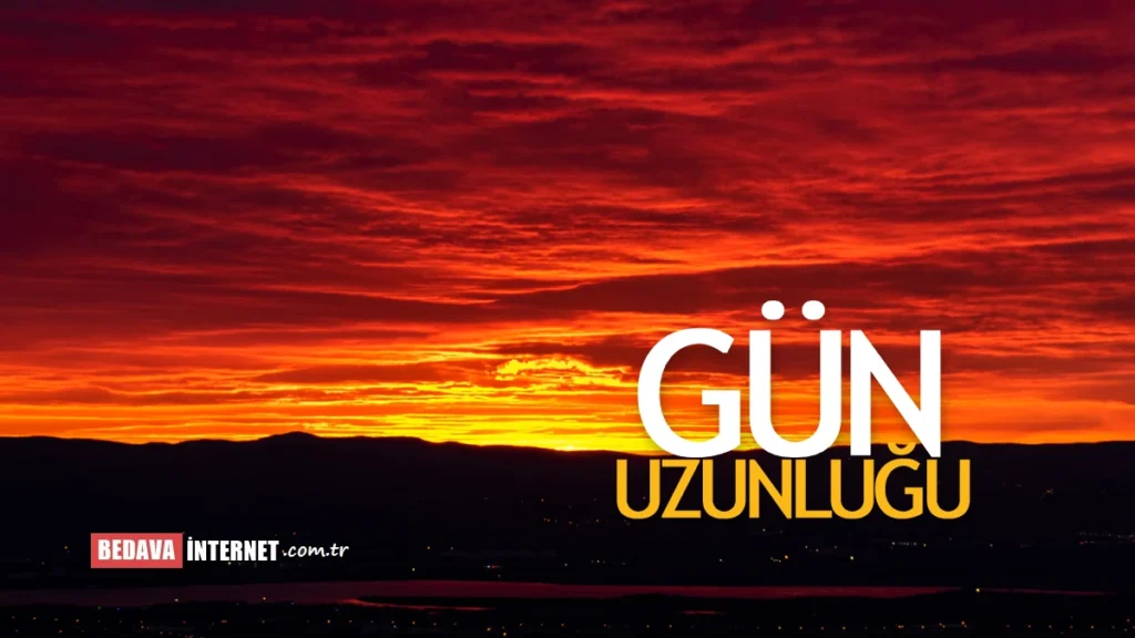 Güneş Kaçta Batıyor